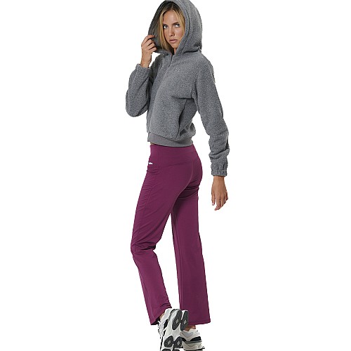 WOMEN'S FULL-ZIP SHERPA FLEECE HOODIE