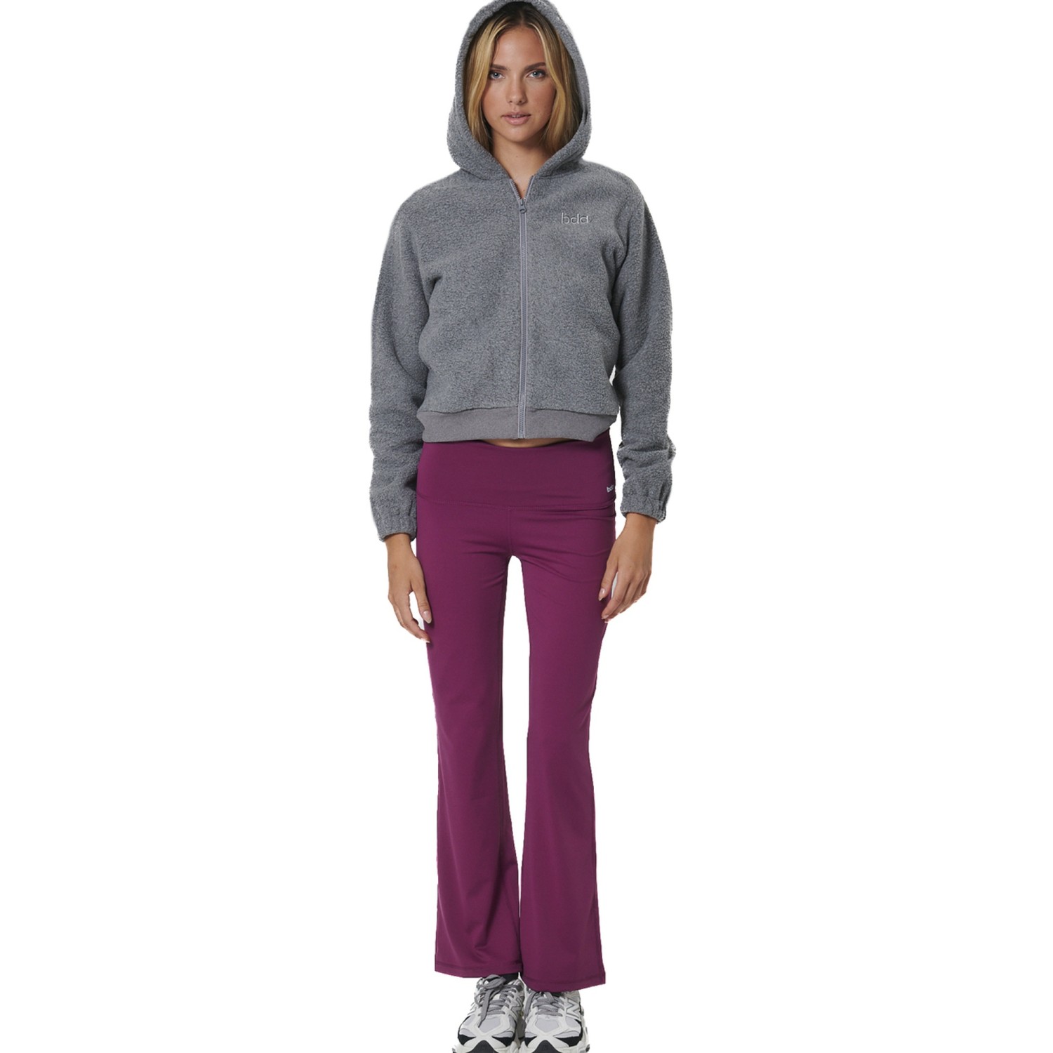 WOMEN'S FULL-ZIP SHERPA FLEECE HOODIE