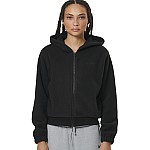 WOMEN'S FULL-ZIP SHERPA FLEECE HOODIE