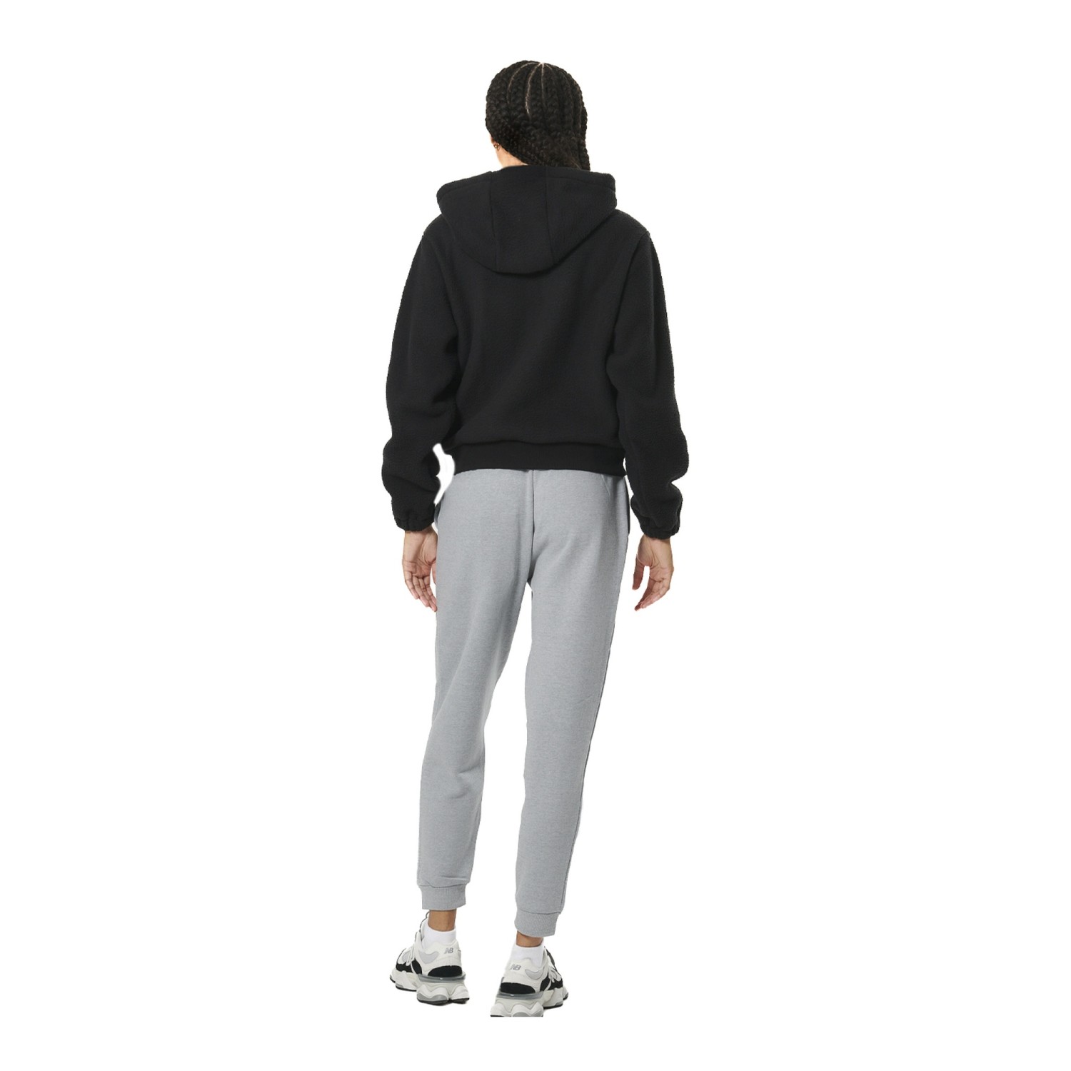 WOMEN'S FULL-ZIP SHERPA FLEECE HOODIE