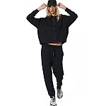 Unisex Boxy Ζακέτα Φούτερ με Κουκούλα BODY ACTION
