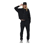 Unisex Boxy Ζακέτα Φούτερ με Κουκούλα BODY ACTION