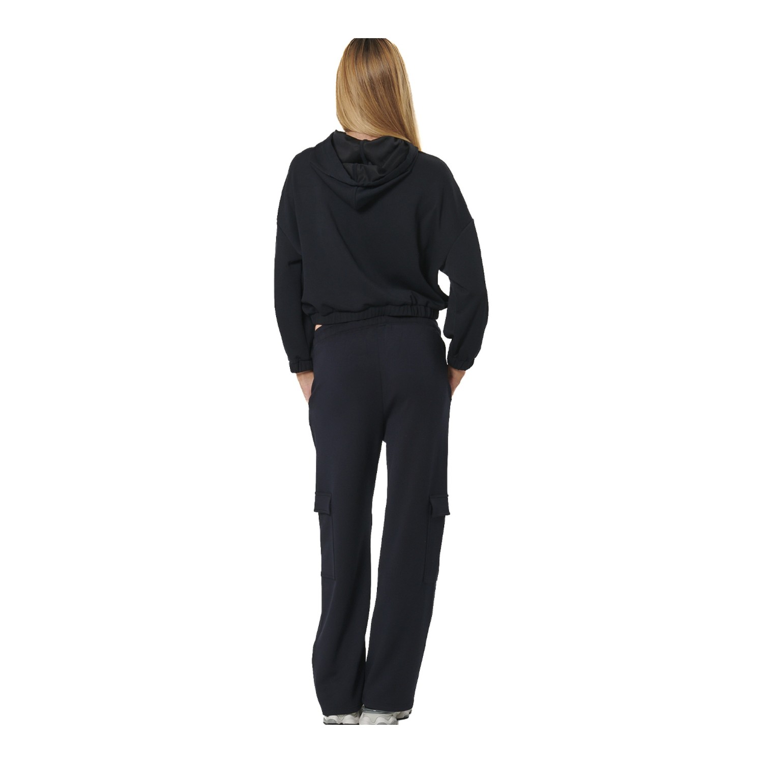 Unisex Cropped Ζακέτα Φούτερ με Κουκούλα BODY ACTION