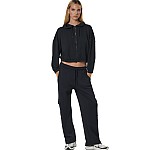 Unisex Cropped Ζακέτα Φούτερ με Κουκούλα BODY ACTION