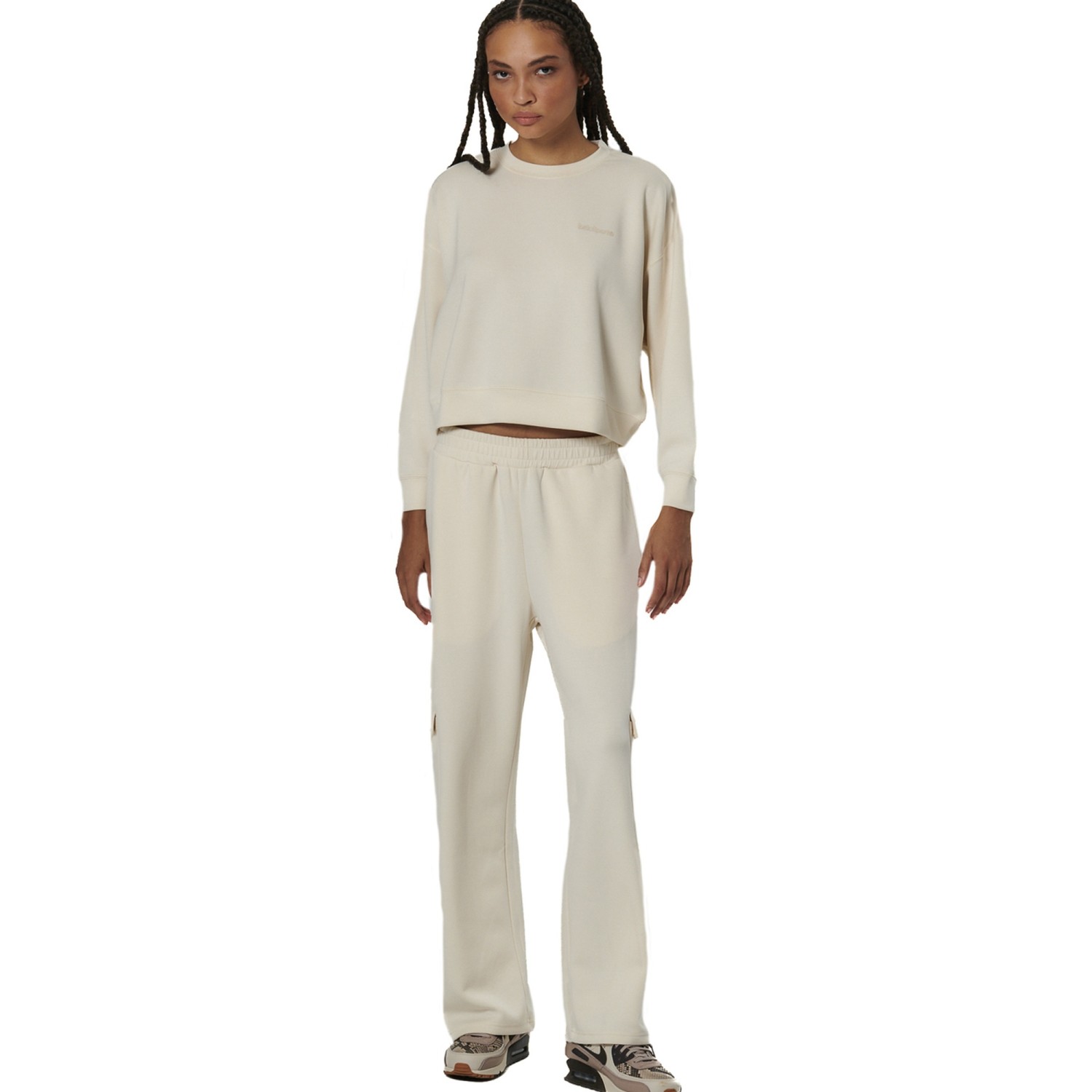WOMEN'S MODAL CROP SWEATSHIRT