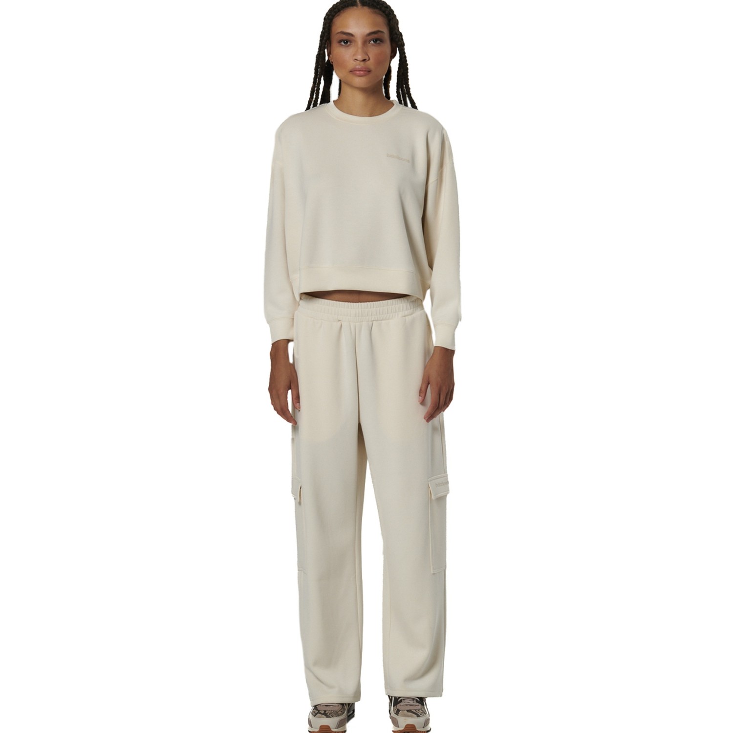WOMEN'S MODAL CROP SWEATSHIRT