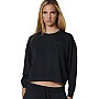 WOMEN'S MODAL CROP SWEATSHIRT