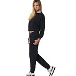 WOMEN'S MODAL CROP SWEATSHIRT