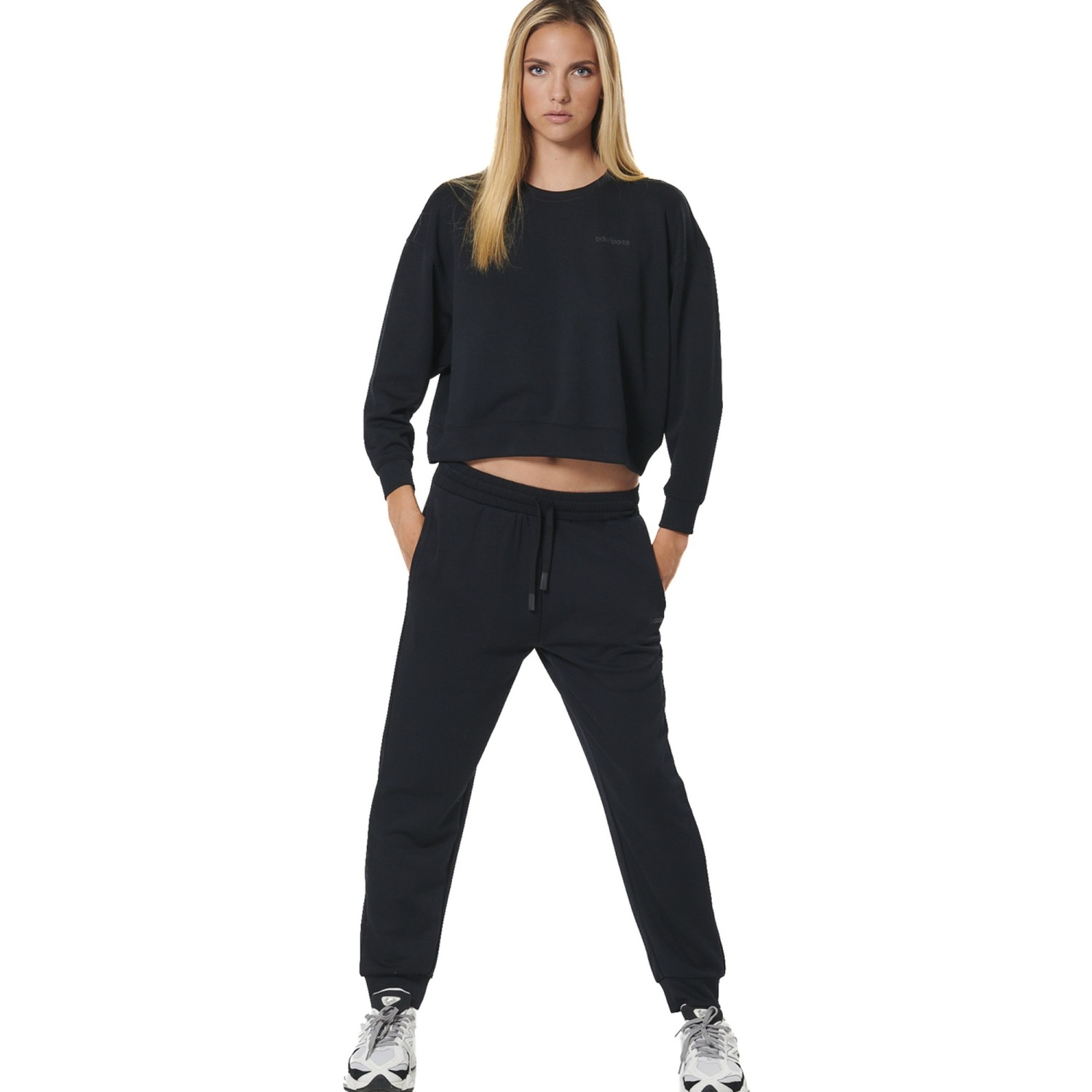 WOMEN'S MODAL CROP SWEATSHIRT