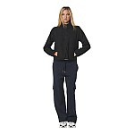 WOMEN'S OVERSIZE BOUCLE-FLEECE HALF-ZIP