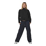 WOMEN'S OVERSIZE BOUCLE-FLEECE HALF-ZIP