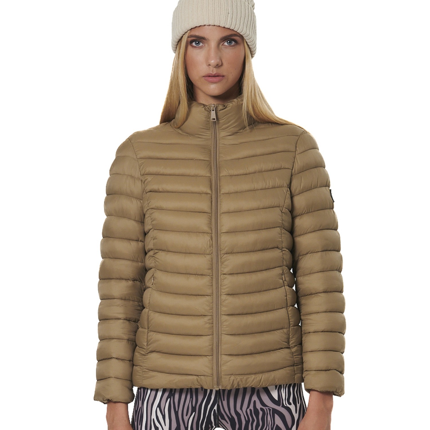 WOMEN'S QUILTED JACKET WITH COLLAR