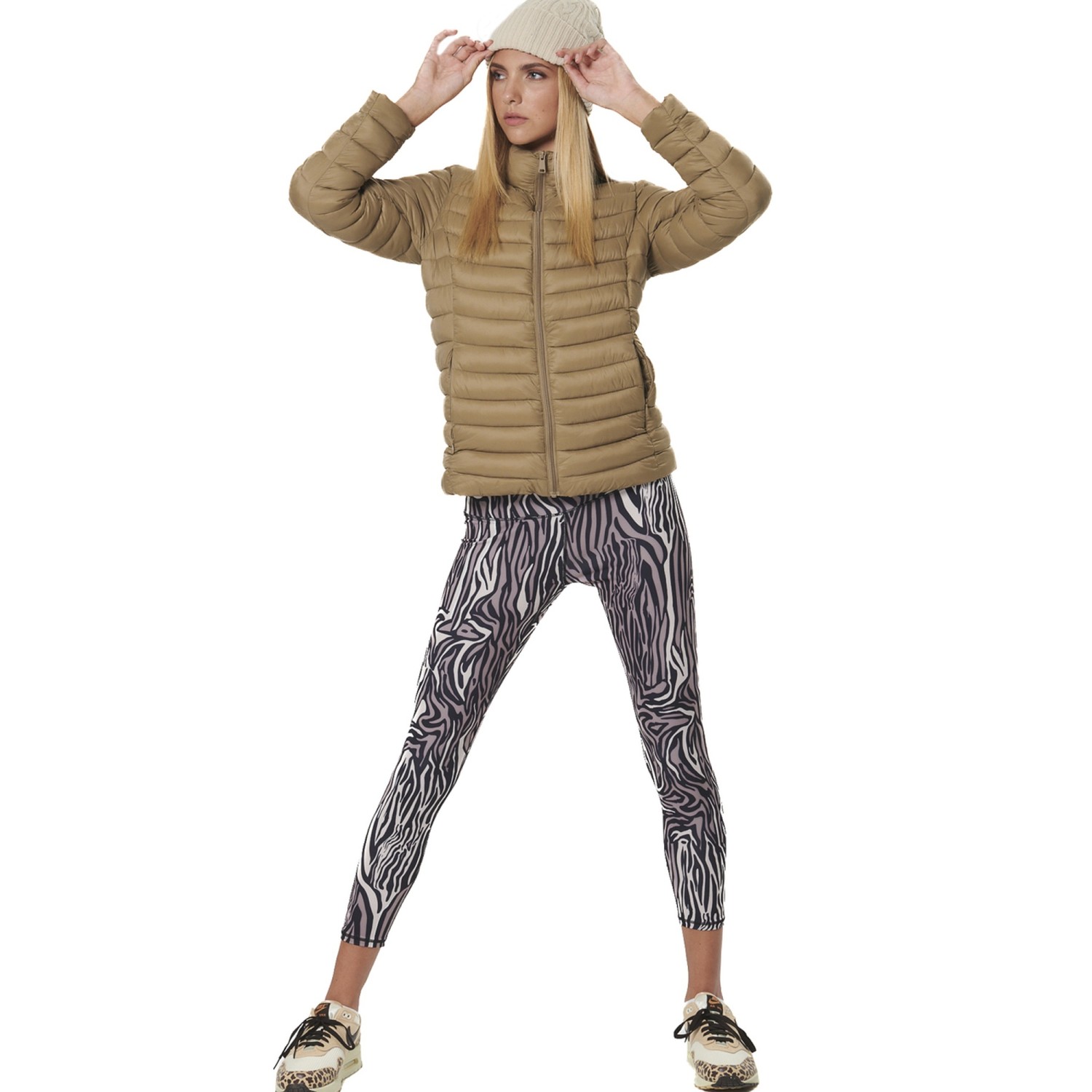 WOMEN'S QUILTED JACKET WITH COLLAR