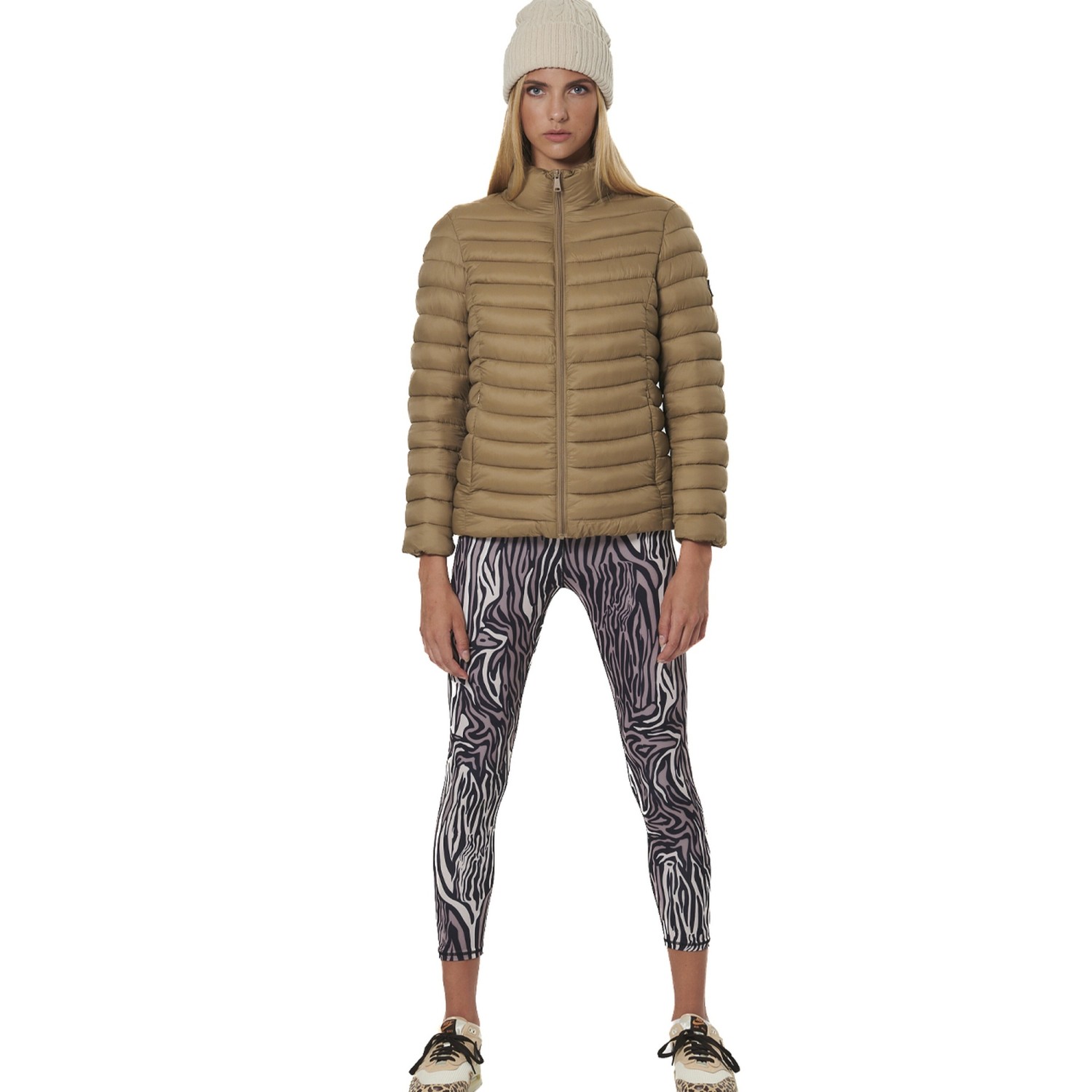WOMEN'S QUILTED JACKET WITH COLLAR