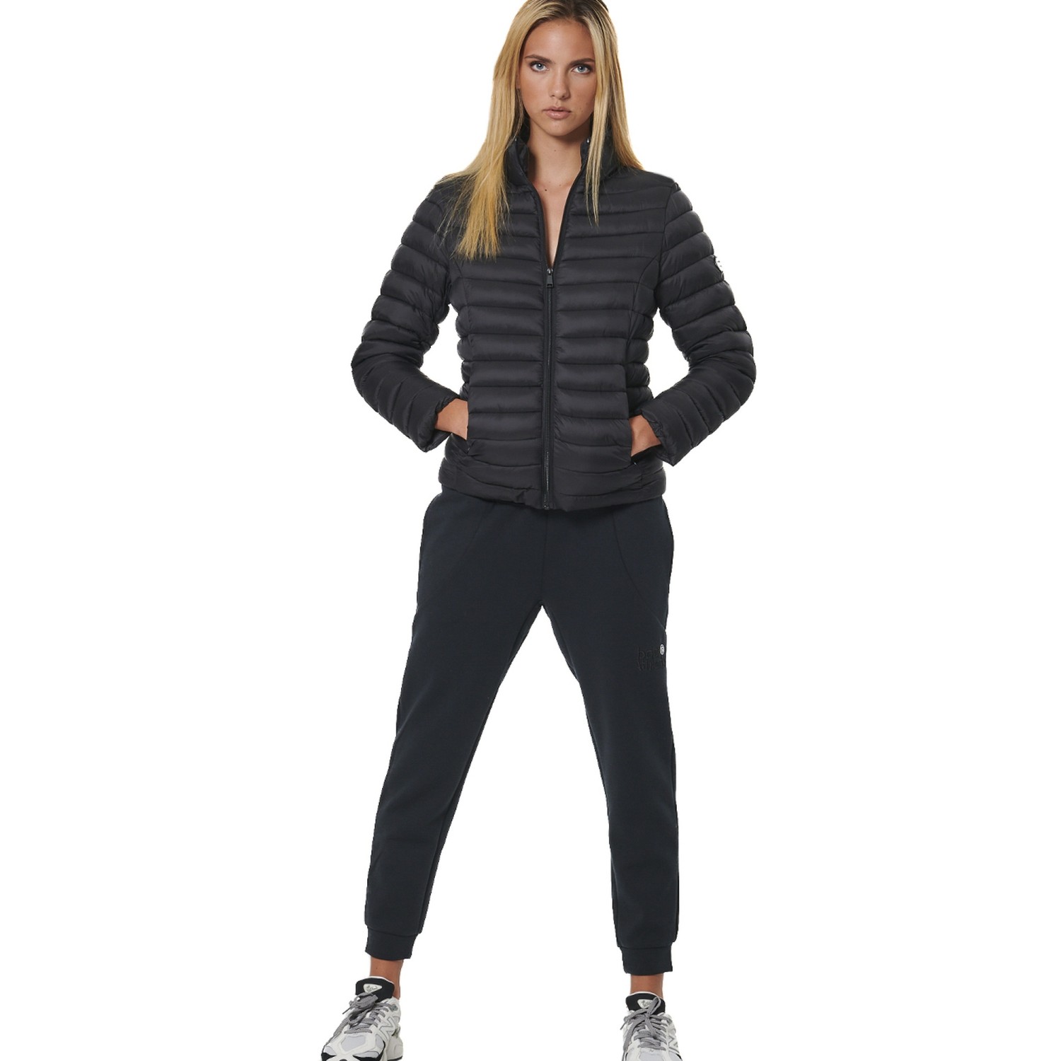 WOMEN'S QUILTED JACKET WITH COLLAR
