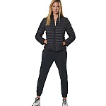 WOMEN'S QUILTED JACKET WITH COLLAR