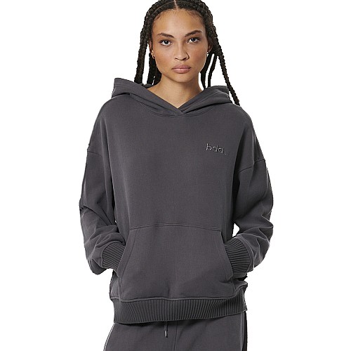 WOMEN'S RELAXED COTTON TERRY HOODIE