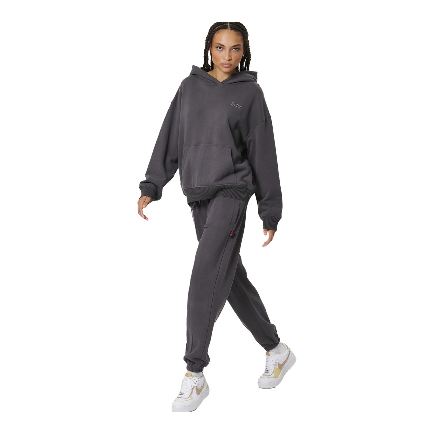 WOMEN'S RELAXED COTTON TERRY HOODIE