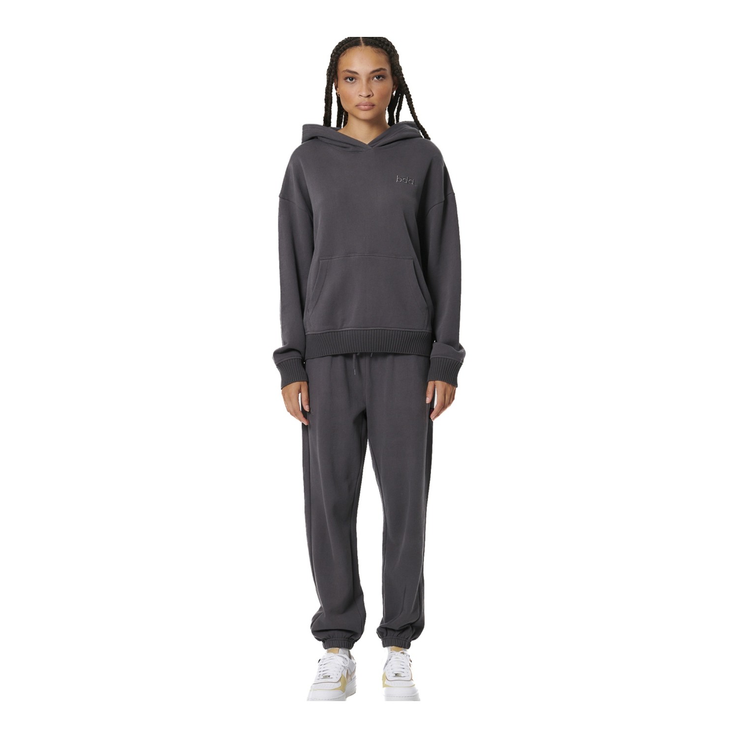 WOMEN'S RELAXED COTTON TERRY HOODIE