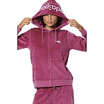 Unisex Ζακέτα Φούτερ με Κουκούλα σε Βελουτέ Υφή BODY ACTION
