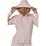 Unisex Ζακέτα Φούτερ με Κουκούλα σε Βελουτέ Υφή BODY ACTION