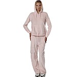 Unisex Ζακέτα Φούτερ με Κουκούλα σε Βελουτέ Υφή BODY ACTION