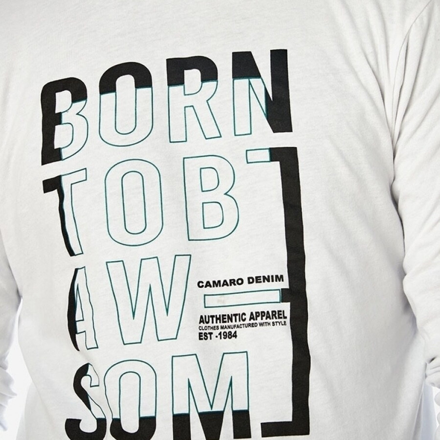 Unisex Μακρυμάνικο T-shirt με Τύπωμα CAMARO