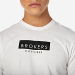 Unisex Μακρυμάνικη Μπλούζα Βαμβακερή με Λογότυπο BROKERS Unisex Μακρυμάνικη Μπλούζα Βαμβακερή με Λογότυπο BROKERS