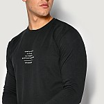 Unisex Μακρυμάνικο T-shirt με Τύπωμα BROKERS