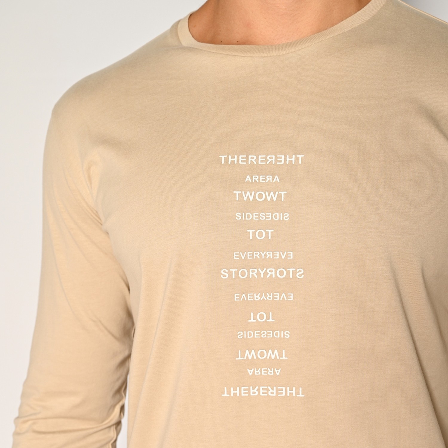 Unisex Μακρυμάνικο T-shirt με Τύπωμα BROKERS