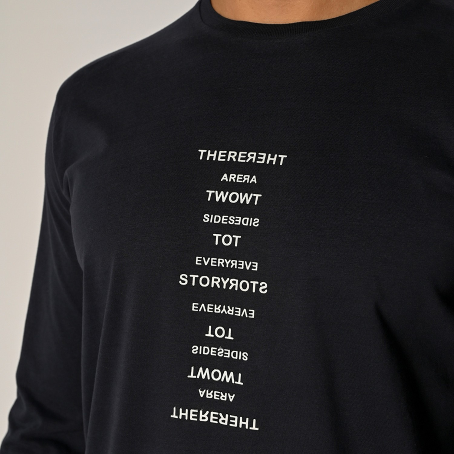 Unisex Μακρυμάνικο T-shirt με Τύπωμα BROKERS