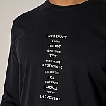 Unisex Μακρυμάνικο T-shirt με Τύπωμα BROKERS