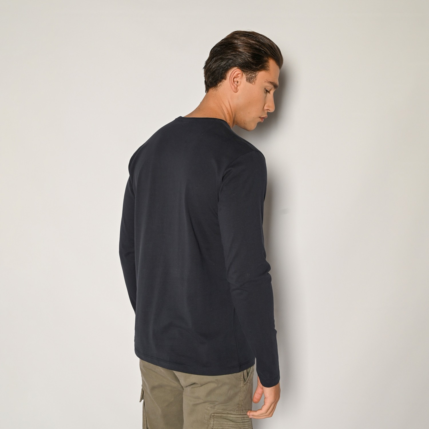 Unisex Μακρυμάνικο T-shirt με Τύπωμα BROKERS