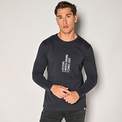 Unisex Μακρυμάνικο Βαμβακερό T-shirt με Τύπωμα CAMARO