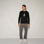 Unisex Μακρυμάνικο Βαμβακερό T-shirt με Τύπωμα CAMARO