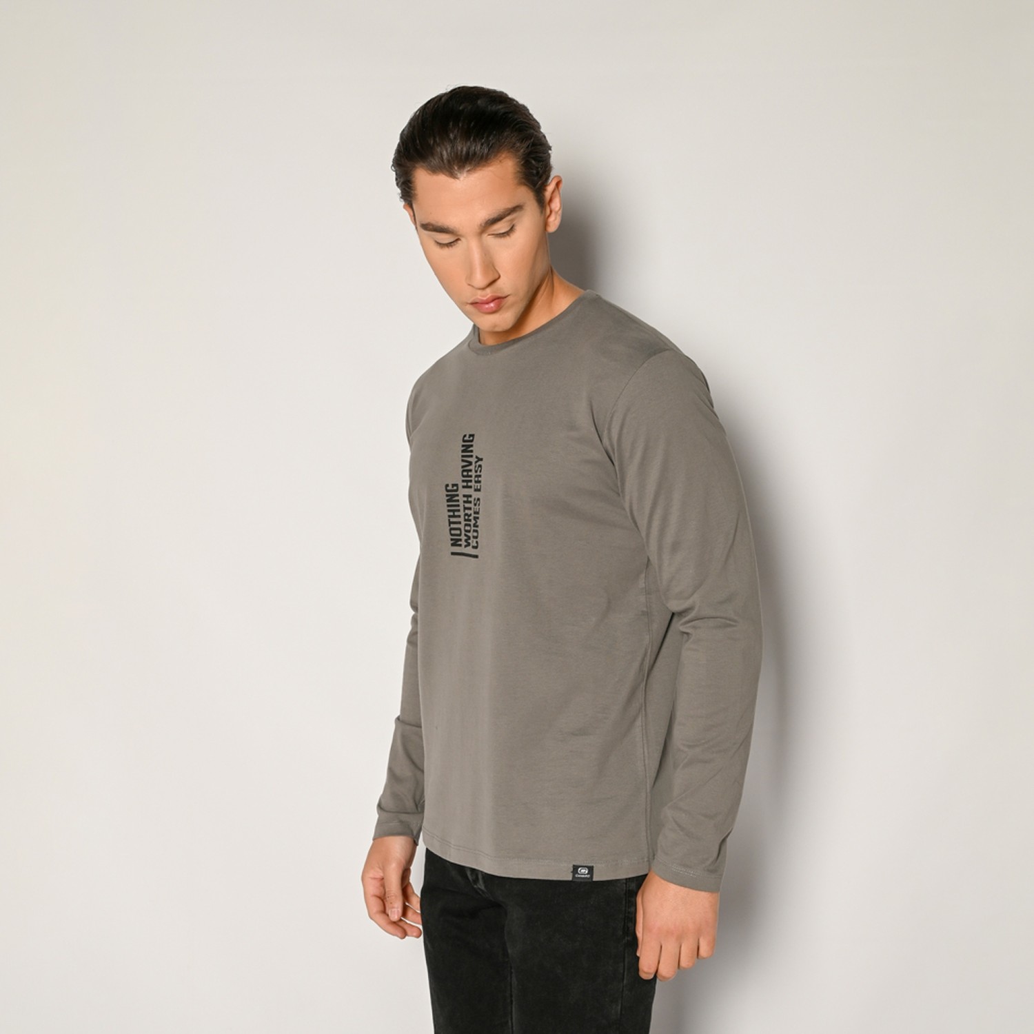 Unisex Μακρυμάνικο Βαμβακερό T-shirt με Τύπωμα CAMARO