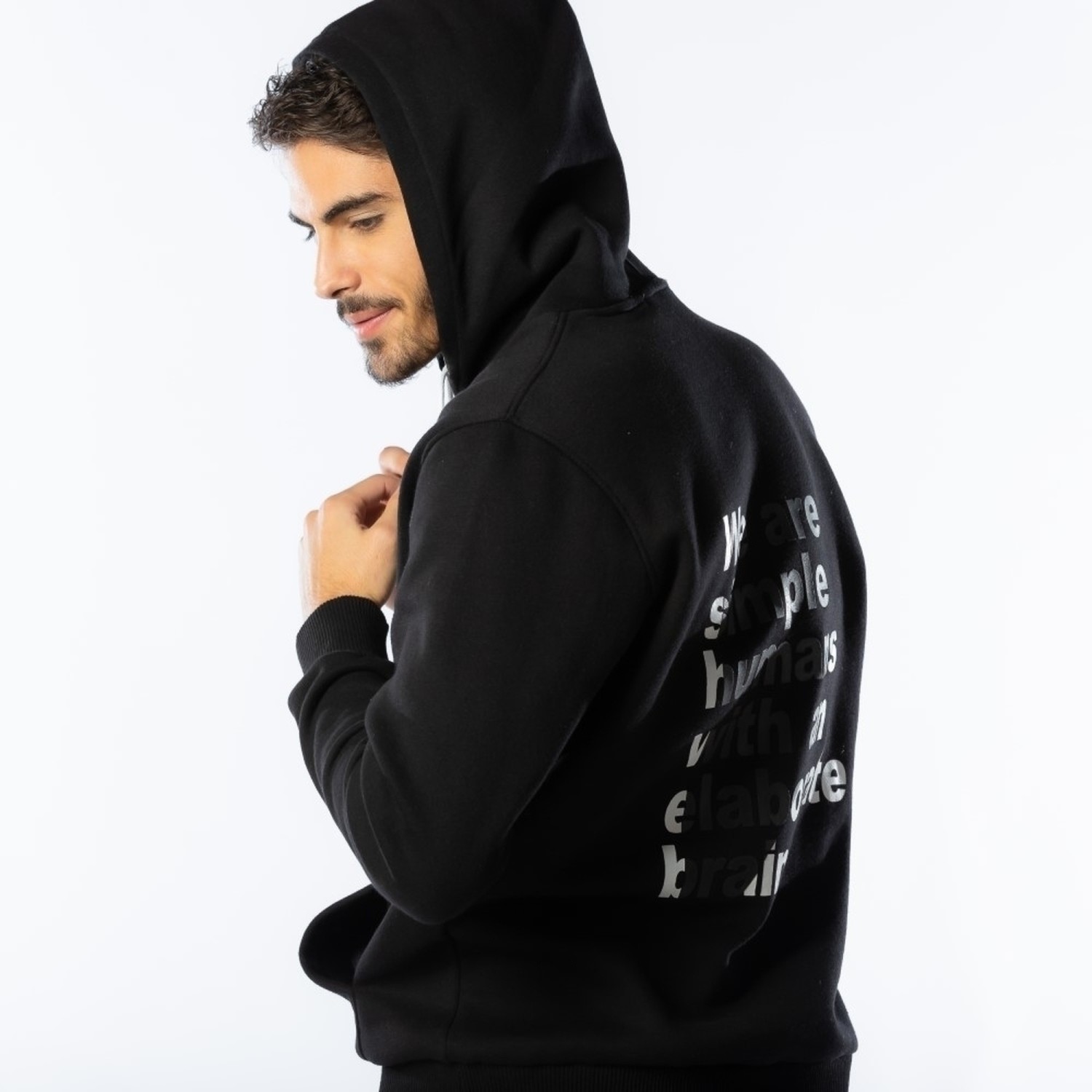 Unisex Φούτερ με Κουκούλα και Τσέπη BROKERS