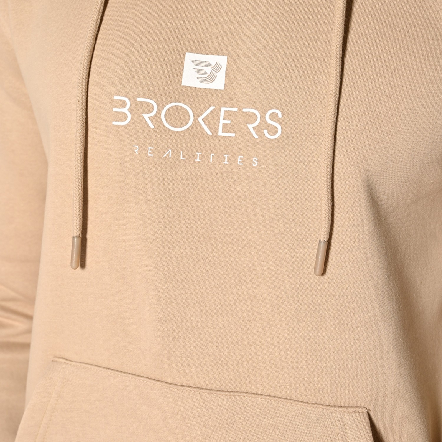Unisex Φούτερ με Κουκούλα και Λογότυπο BROKERS