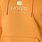 Unisex Φούτερ με Κουκούλα και Λογότυπο BROKERS