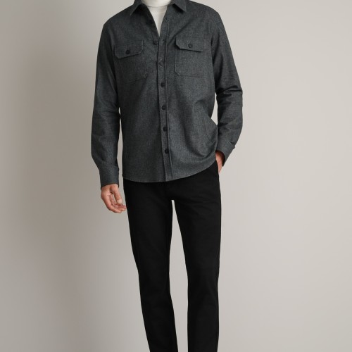 Unisex Πουκάμισο Overshirt Comfort Fit NAVY & GREEN