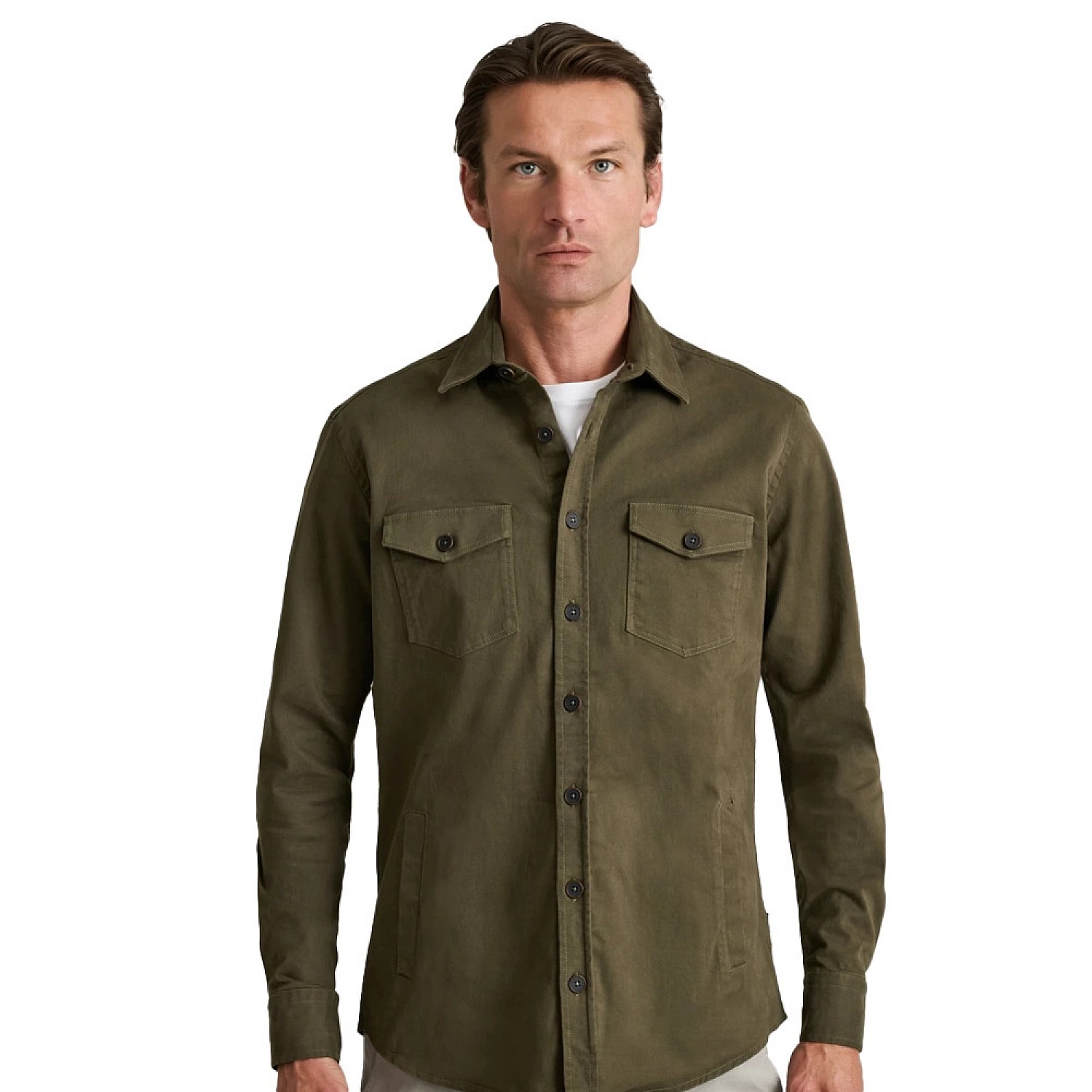 Unisex Overshirt Comfort Fit NAVY & GREEN