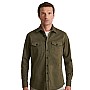 Unisex Overshirt Comfort Fit NAVY & GREEN