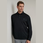 Unisex Μπλούζα Πόλο Μακρυμάνικη NAVY & GREEN