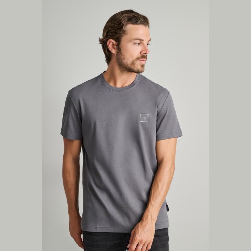 Unisex Μπλούζα Λαιμόκοψη με Λογότυπο NAVY & GREEN