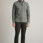 Unisex Μπλούζα Λουπέτο με Φερμουάρ NAVY & GREEN Unisex Μπλούζα Λουπέτο με Φερμουάρ NAVY & GREEN