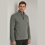 Unisex Μπλούζα Λουπέτο με Φερμουάρ NAVY & GREEN Unisex Μπλούζα Λουπέτο με Φερμουάρ NAVY & GREEN