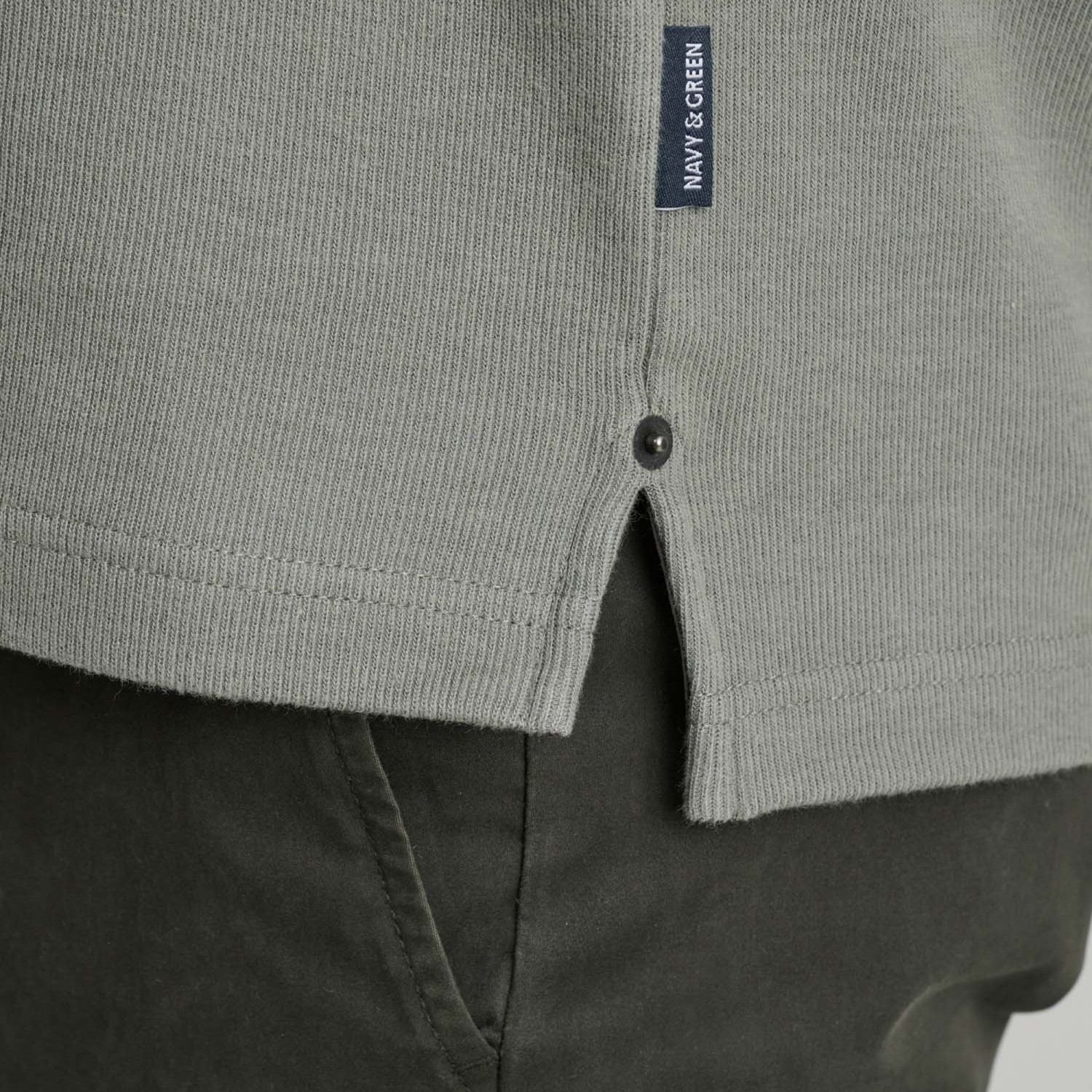Unisex Μπλούζα Λουπέτο με Φερμουάρ NAVY & GREEN Unisex Μπλούζα Λουπέτο με Φερμουάρ NAVY & GREEN