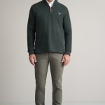 Unisex Μπλούζα Λουπέτο με Φερμουάρ NAVY & GREEN Unisex Μπλούζα Λουπέτο με Φερμουάρ NAVY & GREEN