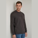 Unisex Μπλούζα Φούτερ με Λαιμόκοψη NAVY & GREEN