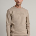 Unisex Μπλούζα Φούτερ με Λαιμόκοψη NAVY & GREEN